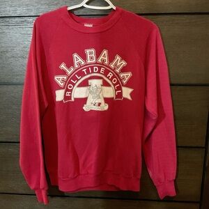 WOLF Alabama Crimson Red Crewneck Sweater